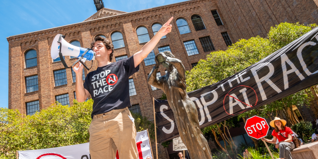 AI pause protesters target OpenAI, Anthropic and Google DeepMind