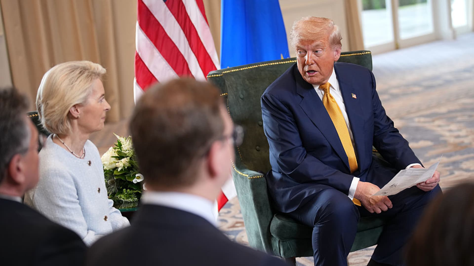 Trump EU tariff threat targets fines on U.S. tech giants