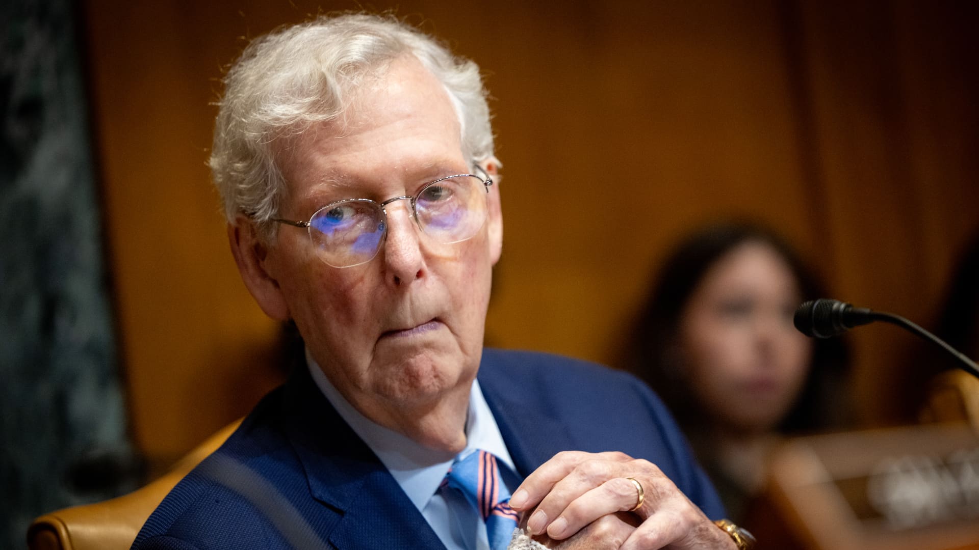 Mitch McConnell says he has left rehab and will work from home