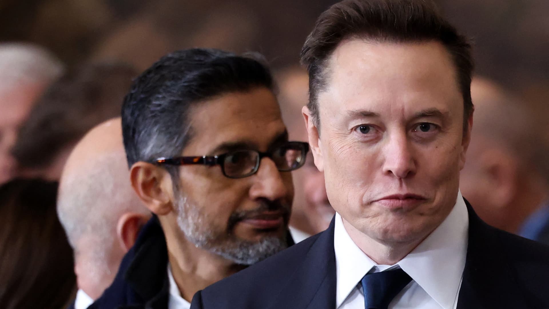 Tesla and Alphabet stocks drop as AI spending worries hit shares