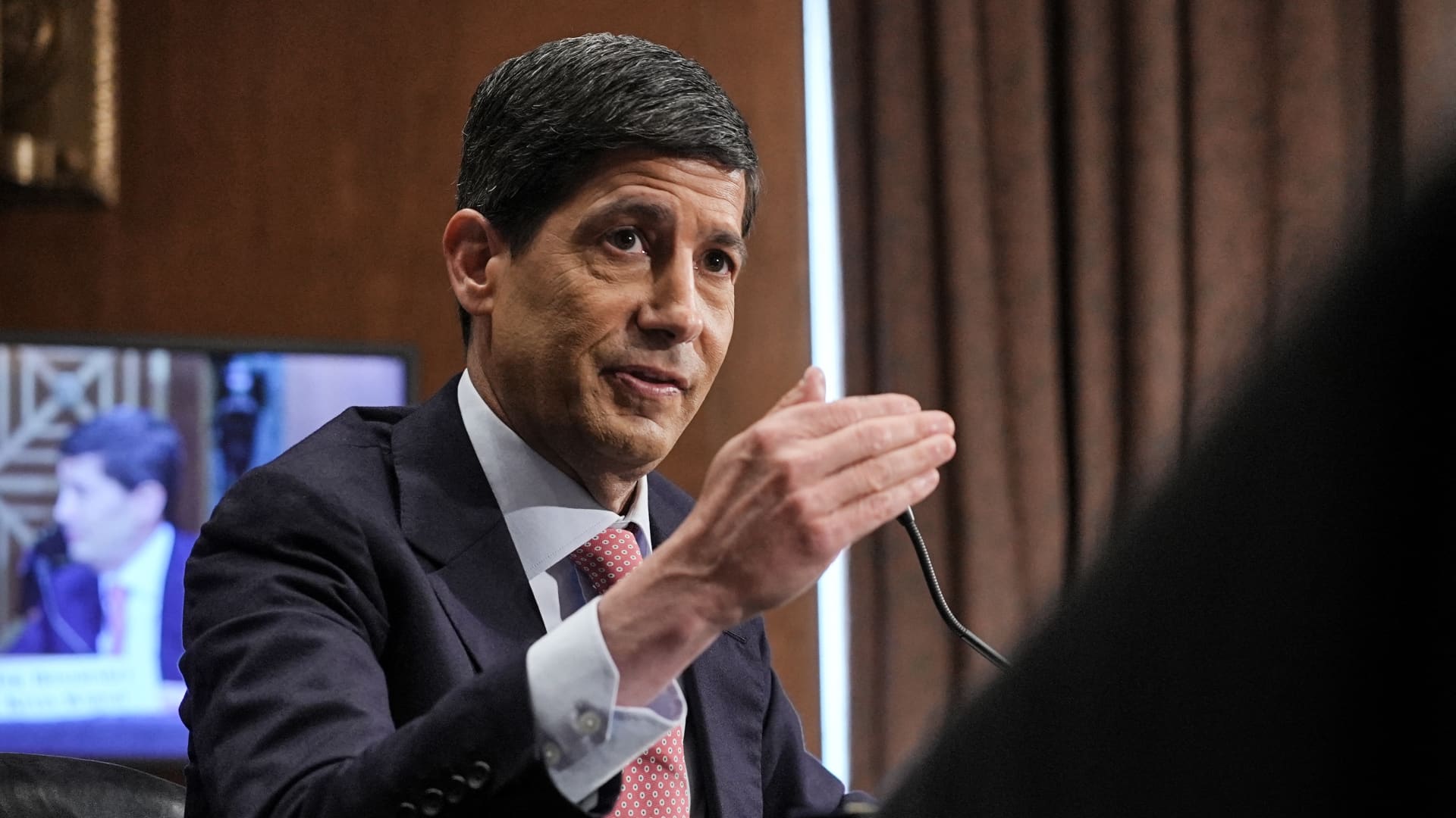 Warsh says Treasury contact is frequent as he defends Fed independence
